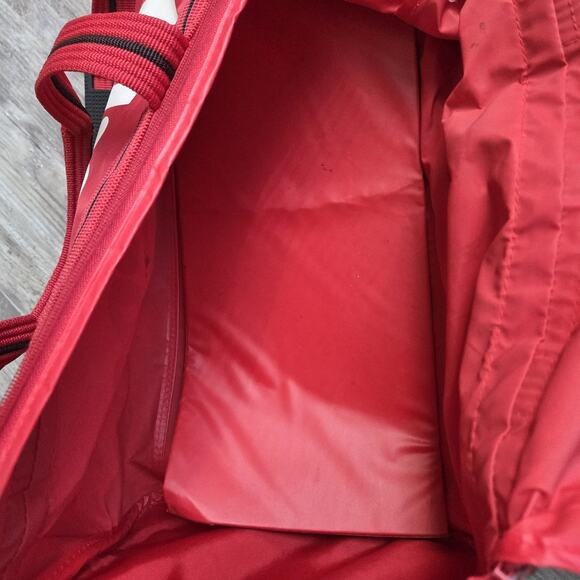 Wilson Red Tour Duffle 19" Bag Vintage 90s - 1 Outside Zip Double Handle & Strap - Picture 5 of 16